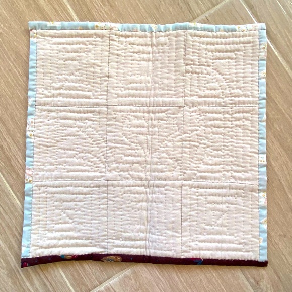 Handmade:Quilted hot pad or placemat - Picture 2 of 6